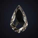 Lágrima Tallada de Cristal